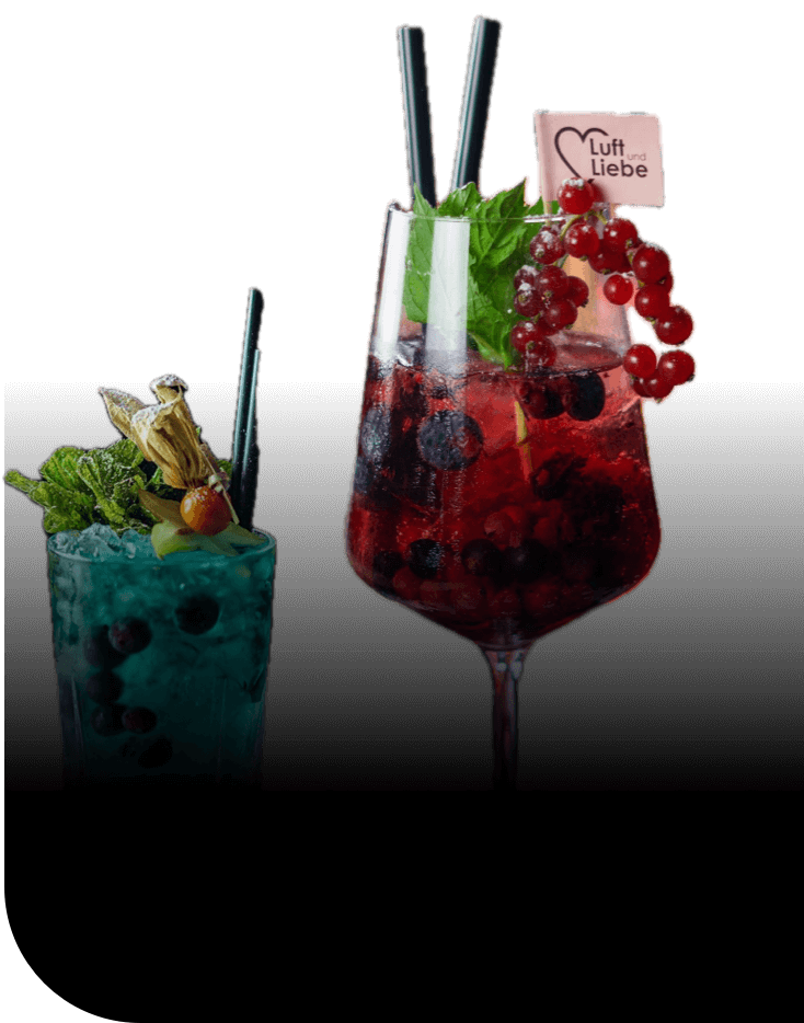 Luft und Liebe Wildberry Lillet Getränk Luft und Liebe Wildberry Lillet Getränk